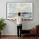 Abstract Coastal Landscape Wall Art Canvas Print – Soft Blue by MyGreatCanvas | Canvas Wall Art Prints | Photo Prints & Wall Decor
