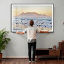 Seagulls Over Ocean Wall Art Canvas Print – Coastal Beach by MyGreatCanvas | Canvas Wall Art Prints | Photo Prints & Wall Decor