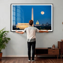 Washington DC Skyline Wall Art Canvas Print – Lincoln by MyGreatCanvas | Canvas Wall Art Prints | Photo Prints & Wall Decor