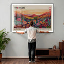 Yayoi Kusama Colorful Landscape Wall Art Canvas Print – by MyGreatCanvas | Canvas Wall Art Prints | Photo Prints & Wall Decor