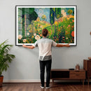 Gustav Klimt Boho Mountain Landscape Large Wall Art, by MyGreatCanvas | Canvas Wall Art Prints | Photo Prints & Wall Decor
