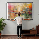 Colorful Abstract Canvas Wall Art — Large Textured Oil by MyGreatCanvas | Canvas Wall Art Prints | Photo Prints & Wall Decor