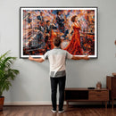Jazz Band Canvas Wall Art — Jazz Club Singer Saxophone Print by MyGreatCanvas | Canvas Wall Art Prints | Photo Prints & Wall Decor