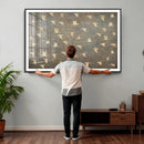 Flying Birds Canvas Wall Art, Vintage Bird Flock Pattern by MyGreatCanvas | Canvas Wall Art Prints | Photo Prints & Wall Decor