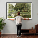 Anders Zorn Watercolor Canvas Print, Örtofta 1905 Swedish by MyGreatCanvas | Canvas Wall Art Prints | Photo Prints & Wall Decor