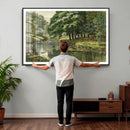 Forest Stream Canvas Wall Art, Peder Monsted A Forest Stream by MyGreatCanvas | Canvas Wall Art Prints | Photo Prints & Wall Decor