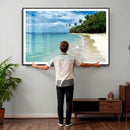 Puerto Rico Beach Paradise Wall Art – Tropical Coastal Print by MyGreatCanvas | Canvas Wall Art Prints | Photo Prints & Wall Decor