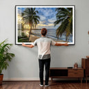 Puerto Rico Beach Paradise Wall Art – Tropical Coastal Print by MyGreatCanvas | Canvas Wall Art Prints | Photo Prints & Wall Decor