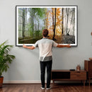 Four Seasons Wall Art Forest Canvas Print – Triptych by MyGreatCanvas | Canvas Wall Art Prints | Photo Prints & Wall Decor