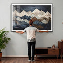 Wood Mountain Wall Art | Mountain Canvas Print Wood Decor | by MyGreatCanvas | Canvas Wall Art Prints | Photo Prints & Wall Decor