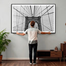 Large Brooklyn Bridge Wall Art Canvas Print