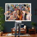 African American Jazz Art Music Abstract Wall Art Painting by MyGreatCanvas | Canvas Wall Art Prints | Photo Prints & Wall Decor