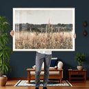 Rustic Field Landscape Wall Art Print, Giclee Canvas Wall