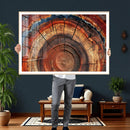 Abstract Tree Ring Art, Colorful Tree Ring Wall Decor, by MyGreatCanvas | Canvas Wall Art Prints | Photo Prints & Wall Decor