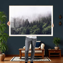 Misty Forest Canvas Wall Art – Serene Triptych Nature Print by MyGreatCanvas | Canvas Wall Art Prints | Photo Prints & Wall Decor