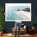 Aerial Beach Wall Art Canvas Print, Coastal Ocean Waves and by MyGreatCanvas | Canvas Wall Art Prints | Photo Prints & Wall Decor