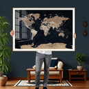 Grunge Wall Art World Map Canvas Print by MyGreatCanvas | Canvas Wall Art Prints | Photo Prints & Wall Decor