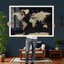 World Map Wall Art Print – Detailed Map of the World Wall by MyGreatCanvas | Canvas Wall Art Prints | Photo Prints & Wall Decor