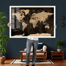 World Map Canvas Print – Detailed Map of the World Wall Art by MyGreatCanvas | Canvas Wall Art Prints | Photo Prints & Wall Decor