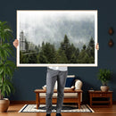 Misty Mountain Forest Wall Art Canvas Print by MyGreatCanvas | Canvas Wall Art Prints | Photo Prints & Wall Decor