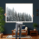 Misty Mountain Forest Canvas Print, Foggy Pine Trees Nature by MyGreatCanvas | Canvas Wall Art Prints | Photo Prints & Wall Decor