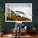Autumn Forest Wall Art Canvas Print, Foggy Mountain by MyGreatCanvas | Canvas Wall Art Prints | Photo Prints & Wall Decor