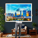 Atlanta Skyline Wall Art Canvas Print, Atlanta Downtown by MyGreatCanvas | Canvas Wall Art Prints | Photo Prints & Wall Decor