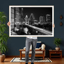 Austin Skyline Wall Art Canvas Print, Austin Downtown Night by MyGreatCanvas | Canvas Wall Art Prints | Photo Prints & Wall Decor
