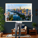 Austin Skyline Wall Art Canvas Print, Austin Downtown Night by MyGreatCanvas | Canvas Wall Art Prints | Photo Prints & Wall Decor