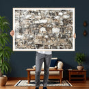 Texas Longhorn Cow Farmhouse Animals Wall Art Canvas Print - by MyGreatCanvas | Canvas Wall Art Prints | Photo Prints & Wall Decor