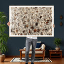Abstract Longhorn Wall Art Canvas Print - Farm Animal by MyGreatCanvas | Canvas Wall Art Prints | Photo Prints & Wall Decor