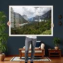 Yosemite Valley Wall Art Canvas Print – Misty Mountain by MyGreatCanvas | Canvas Wall Art Prints | Photo Prints & Wall Decor