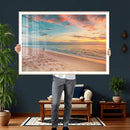 Beach Walk Wall Art Canvas Print – Soft Coastal Photography by MyGreatCanvas | Canvas Wall Art Prints | Photo Prints & Wall Decor