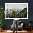 Mountain Forest Wall Art Canvas Print, Alpine Landscape by MyGreatCanvas | Canvas Wall Art Prints | Photo Prints & Wall Decor