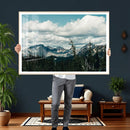 Mountain Forest Wall Art Canvas Print, Alpine Pine Tree by MyGreatCanvas | Canvas Wall Art Prints | Photo Prints & Wall Decor