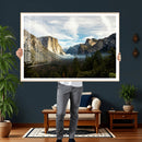 Yosemite Valley Mountain Wall Art Canvas Print, Granite by MyGreatCanvas | Canvas Wall Art Prints | Photo Prints & Wall Decor