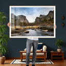 Yosemite Valley Mountain Landscape Wall Art Canvas Print, by MyGreatCanvas | Canvas Wall Art Prints | Photo Prints & Wall Decor