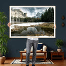 Yosemite Valley Mountain Wall Art Canvas Print, Granite by MyGreatCanvas | Canvas Wall Art Prints | Photo Prints & Wall Decor