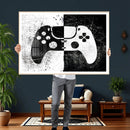Abstract Gaming Controller Wall Art Canvas Print by MyGreatCanvas | Canvas Wall Art Prints | Photo Prints & Wall Decor