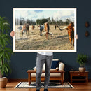 Texas Longhorn Wall Art Canvas Print, Western Ranch Cattle by MyGreatCanvas | Canvas Wall Art Prints | Photo Prints & Wall Decor