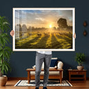 Sheep Wall Art Canvas Print – Rural Farm Animal Artwork by MyGreatCanvas | Canvas Wall Art Prints | Photo Prints & Wall Decor