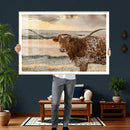 Texas Longhorn Wall Art Canvas Print, Western Ranch Bull by MyGreatCanvas | Canvas Wall Art Prints | Photo Prints & Wall Decor
