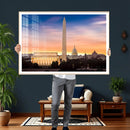 Washington DC Skyline Wall Art Canvas Print – Lincoln by MyGreatCanvas | Canvas Wall Art Prints | Photo Prints & Wall Decor