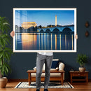 Washington DC Wall Art Canvas Print – Lincoln Memorial Night by MyGreatCanvas | Canvas Wall Art Prints | Photo Prints & Wall Decor
