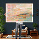 Abstract Pastel Landscape Wall Art Canvas Print – Soft Pink by MyGreatCanvas | Canvas Wall Art Prints | Photo Prints & Wall Decor