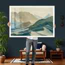 Shemelina Mountain Landscape, Mountains at Dawn Wall Art by MyGreatCanvas | Canvas Wall Art Prints | Photo Prints & Wall Decor