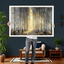 Abstract Birch Forest Wall Art Canvas Print – Modern Neutral by MyGreatCanvas | Canvas Wall Art Prints | Photo Prints & Wall Decor