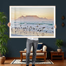 Seagulls Over Ocean Wall Art Canvas Print – Coastal Beach by MyGreatCanvas | Canvas Wall Art Prints | Photo Prints & Wall Decor
