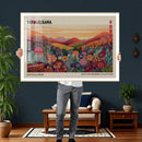 Yayoi Kusama Colorful Landscape Wall Art Canvas Print – by MyGreatCanvas | Canvas Wall Art Prints | Photo Prints & Wall Decor