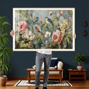 Vintage Birds and Flowers Wall Art Canvas Print, Botanical by MyGreatCanvas | Canvas Wall Art Prints | Photo Prints & Wall Decor
